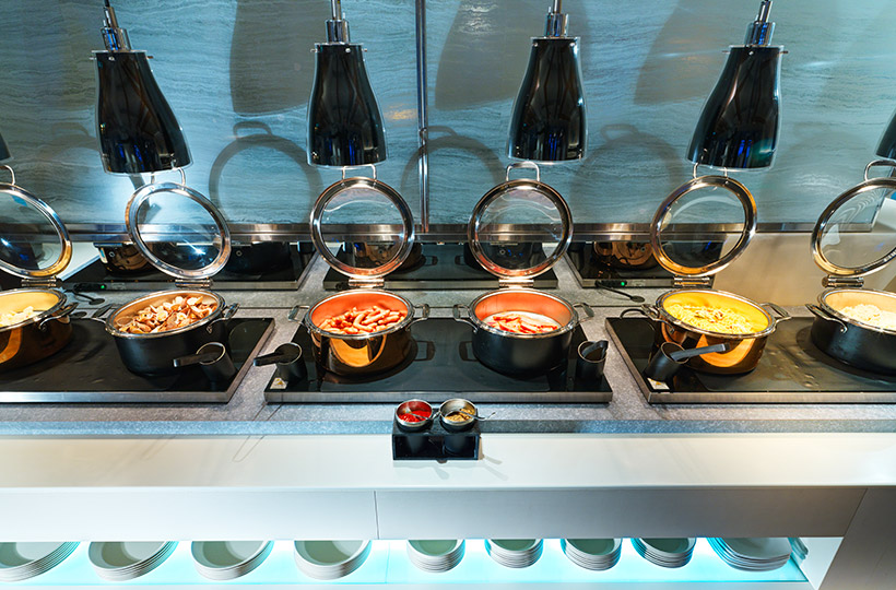 朝食ビュッフェ写真