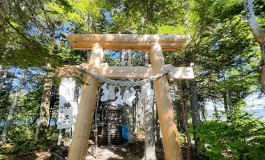 画像:白龍神王の祠